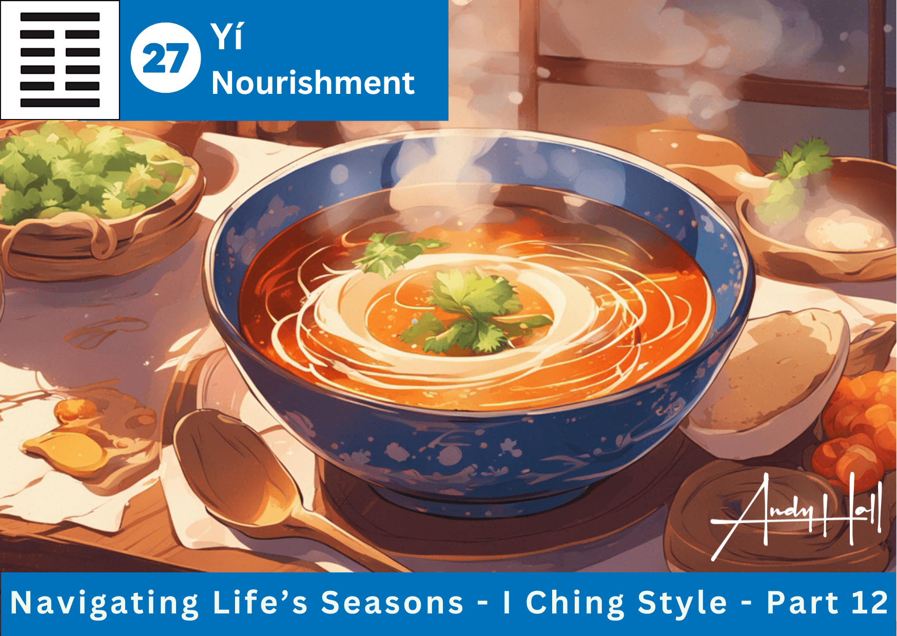 Nourishing bowl of soup